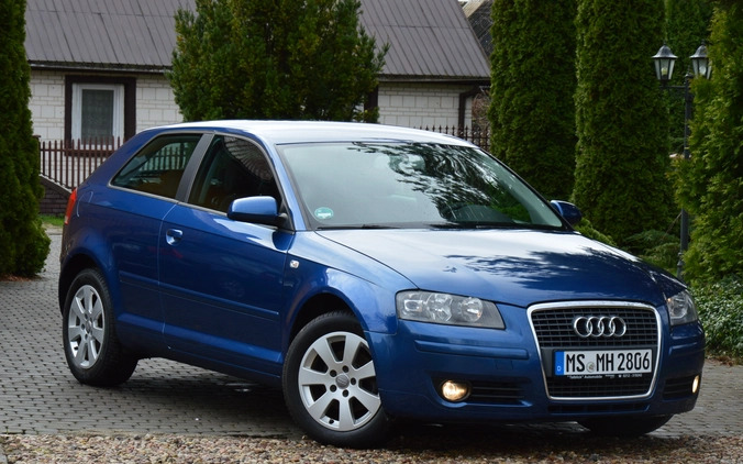 Audi A3 cena 15900 przebieg: 197356, rok produkcji 2008 z Szklarska Poręba małe 781